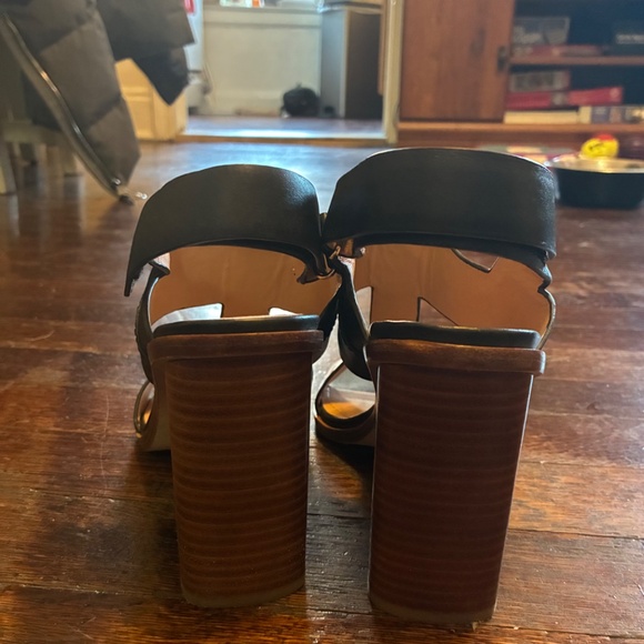 Siegerson Morrison wooden high heel sandals - 8.5 - Picture 5 of 8